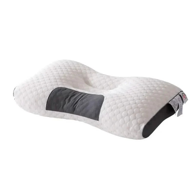 Knitted Antibacterial Cotton Massage Neck Pillow with Removable Cover